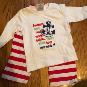 Boy Anchor outfit size 12 months